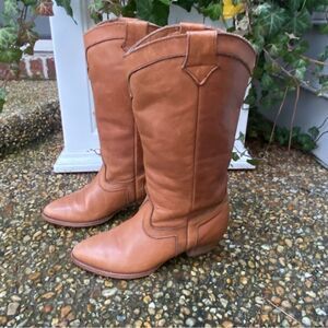 Vintage 1970s 80s USA Boho hippie western boots 6